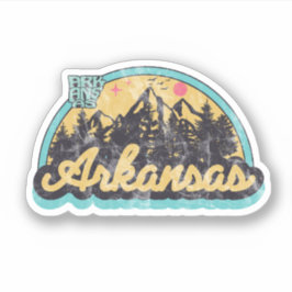 Adesivo Arkansas State Vintage
