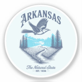 Adesivo Arkansas The Natural State