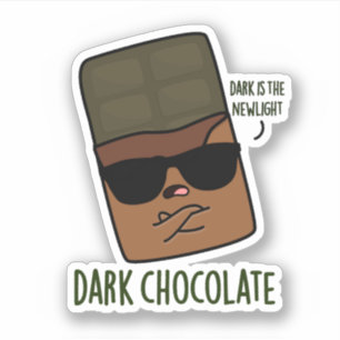 Adesivo Arma de Comida de Chocolate Escuro