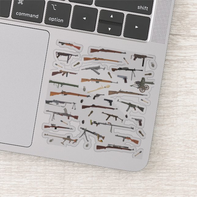 Adesivo Armas WW2 (Detalhe)