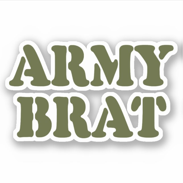 ADESIVO ARMY BRAT (Frente)