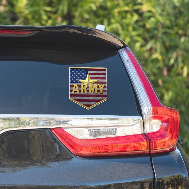 Adesivo Army Flag Shield Sticker (Lado do carro)
