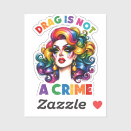 Adesivo Arrastar Não É Um Crime