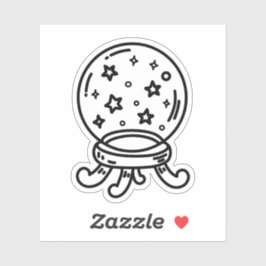 Adesivo Arroz de bola de cristal