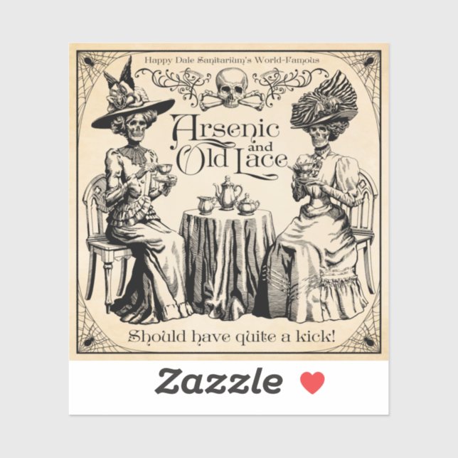 Adesivo Arsênio e Antigo Lace (Folha)