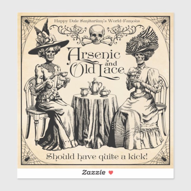 Adesivo Arsênio e Antigo Lace (Folha)