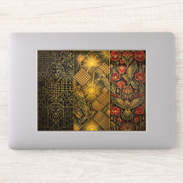 Adesivo Art Deco Heritage Flag | Belgium | Classic Decal