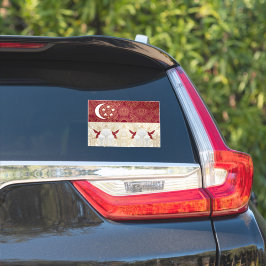 Adesivo Art Deco Heritage Flag | Singapore | 1920s Decal