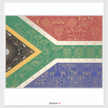 Art Deco Heritage Flag | South Africa 1920s Decal
