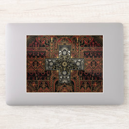 Adesivo Art Deco Heritage Flag | Switzerland | 1920s Decal