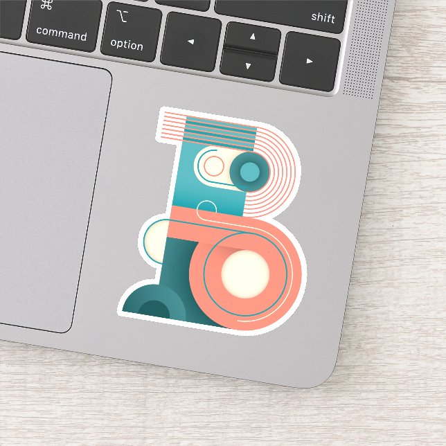 Adesivo Art Nouveau | Carta B (Detalhe)