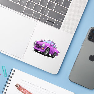 Adesivo Arte Automotiva Roxa Extremamente Curvada