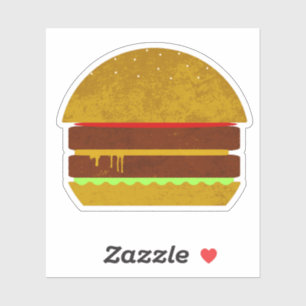 Adesivo Arte Cheeseburger