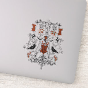 Adesivo Arte contemporânea ocidental boêmica selvagem.