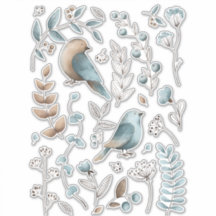 Arte de clipe de pássaros azuis