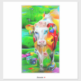 Adesivo Arte de Fazenda Surreal