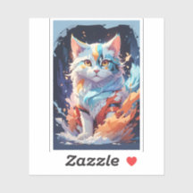 Arte de Gato Fantasia de Cristal