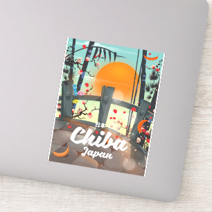 Adesivo Arte de impressão de pôster de viagem vintage Chib