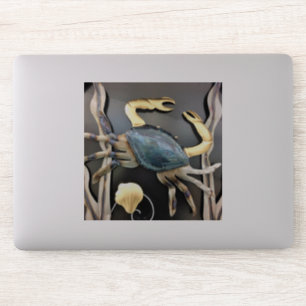 Adesivo Arte de Metal Azul