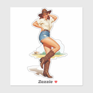 Adesivo Arte de Pin-up da Revolta