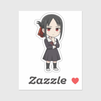 Adesivo Arte de Shinomiya Kaguya Chibi Love War