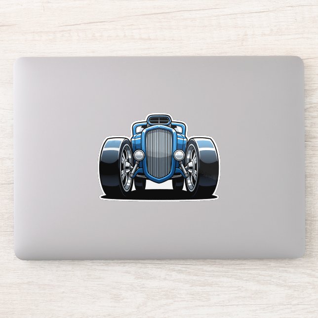 Adesivo Arte de Toon Hotrod  (Computador)