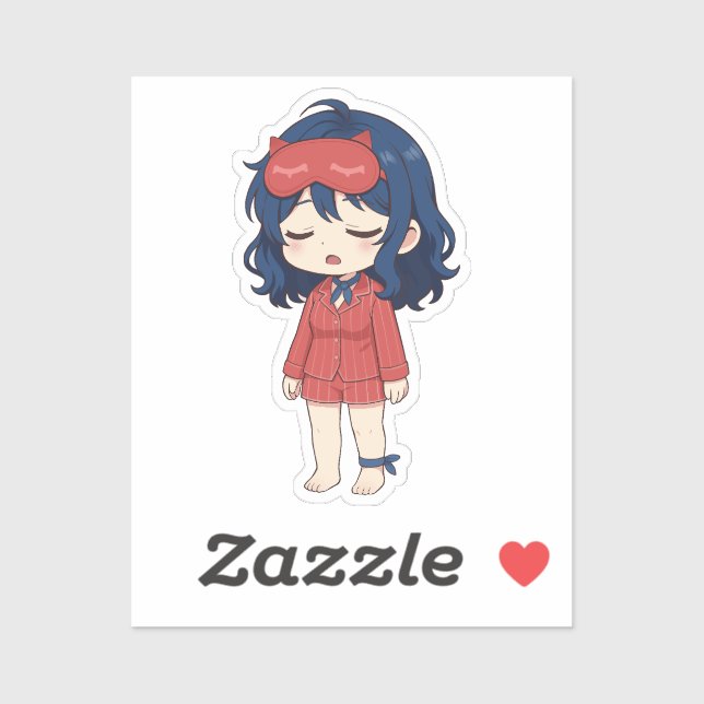 Adesivo Arte do Jogo Sleeper Mita Chibi Miside (Folha)