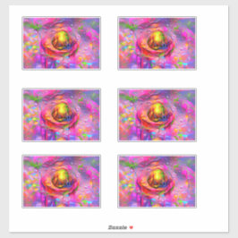 Adesivo Arte Floral Surreal