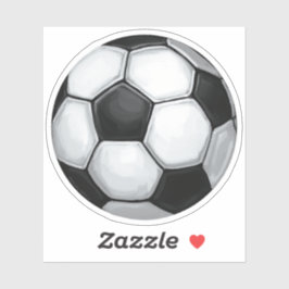 Adesivo Arte Pintada da Bola de Futebol