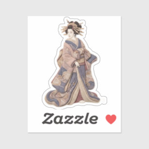 Adesivo Arte Têxtil Ukiyoe – Japonês de Feltro em Camadas