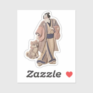 Adesivo Arte Textil Ukiyoe – Japonês de Feltro em Camadas