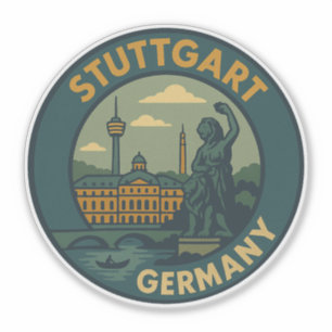 Adesivo Arte Urbana de Stuttgart Alemanha