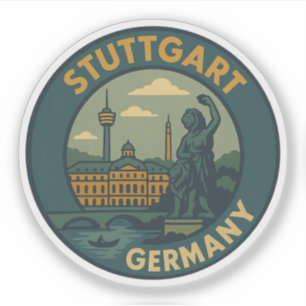 Adesivo Arte Urbana de Stuttgart Alemanha