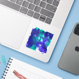 Adesivo Arte Verde E Roxa