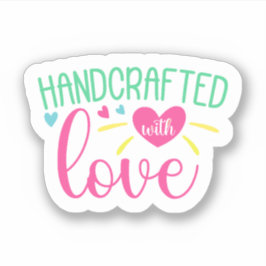 Adesivo artesanato com amor