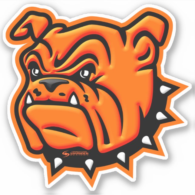 Adesivo Artesia "Big Bulldog" 3D Vinyl Sticker (Frente)