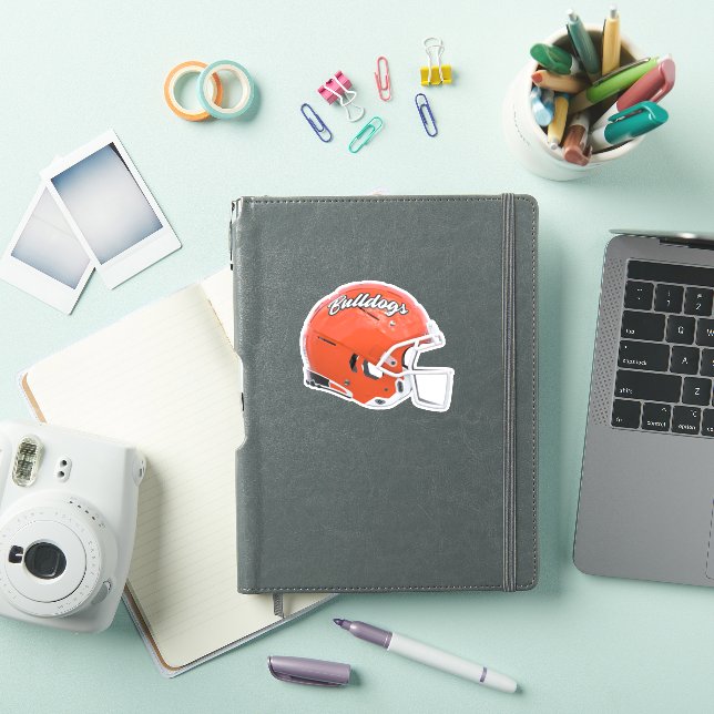 Adesivo Artesia Bulldog Helmet Sticker (Capa para iPad)