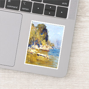 Adesivo Arthur Streeton de meu acampamento (angra de