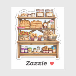 Adesivo Artisan Pantry Shelf with Delicacies