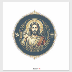 Adesivo Artista Digital Jesus Camiseta de Arte para iPad I