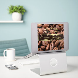 Adesivo Artistic Roasted Coffee Beans Business Card