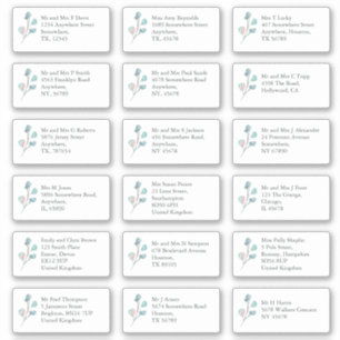 Adesivo Artsy EucaIyptus Nome do Destinatário Individual