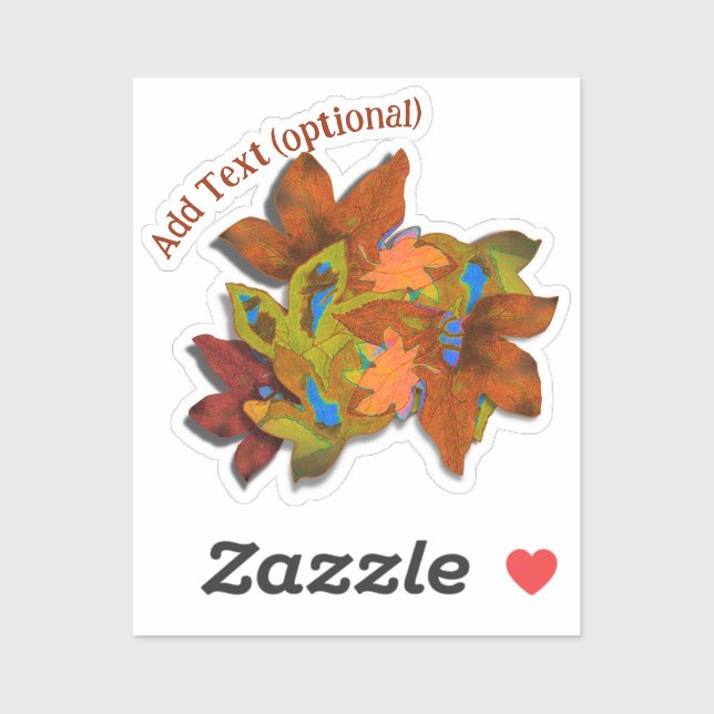 Adesivo Artsy Fall Leaves (Folha)