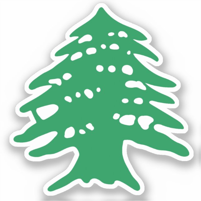 Adesivo Árvore Cedar Libanesa Muito Libanesa Líbano Beirut (Frente)