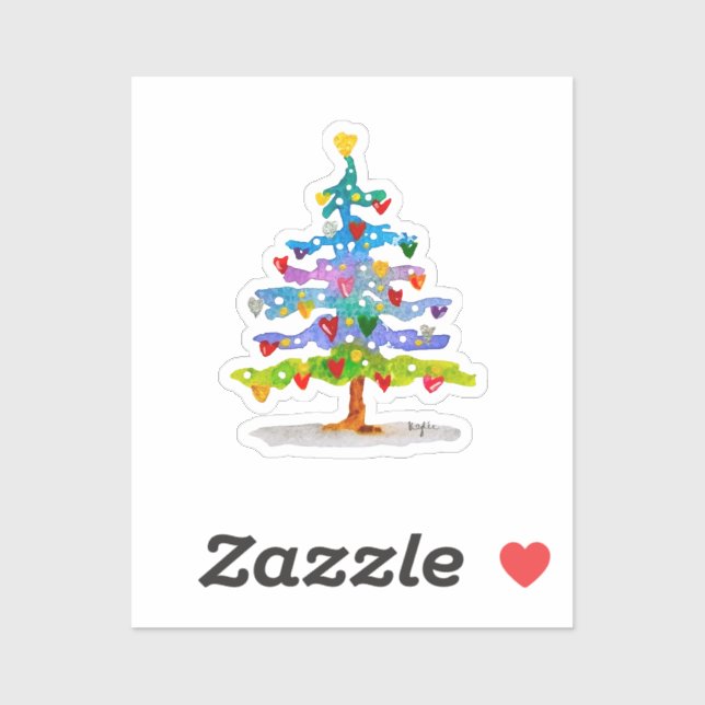 Adesivo Árvore Colorida (Folha)