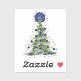 Adesivo Árvore de Natal - Bandeira da União Europeia | Eur