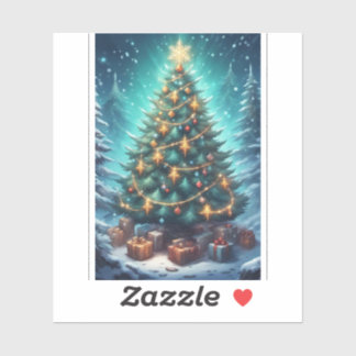 Adesivo Árvore de Natal Fantasia