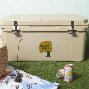 Adesivo Árvore do Dia da Bruxa Verde