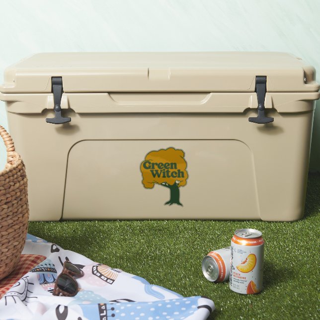 Adesivo Árvore do Dia da Bruxa Verde (Refrigerador)