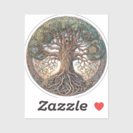 Adesivo Árvore Pagan da Vida